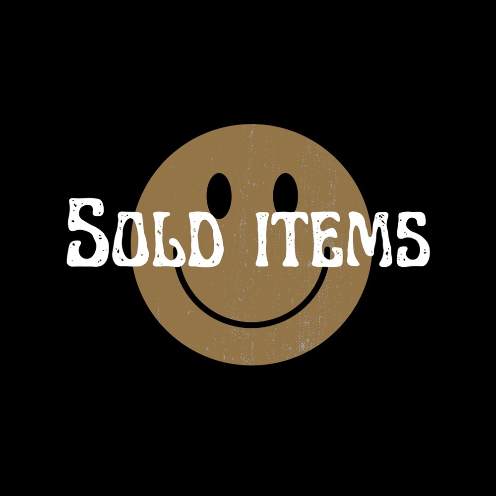 Sold Items Listed Below